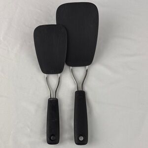 OXO Set of 2 Black Flexible Nylon Turners